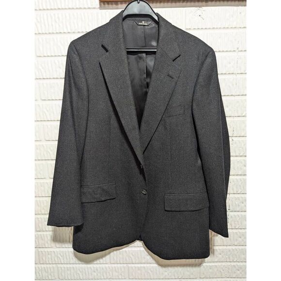 Polo University Club By Ralph Lauren Men's Charcoal Gray Wool Blazer Size 42R - Picture 1 of 9